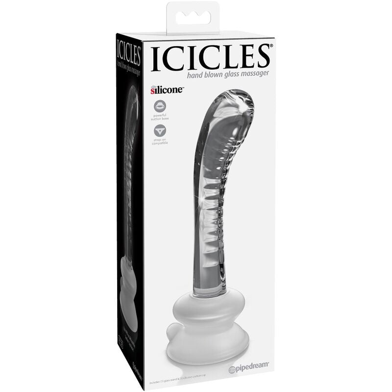 Icicles No.88 Hand Blown Glass Dildo - UABDSM