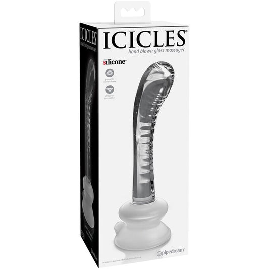 Icicles No.88 Hand Blown Glass Dildo - UABDSM