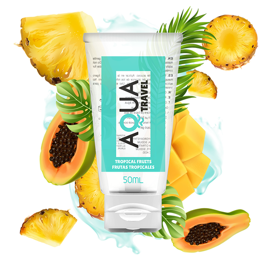 Aqua Travel Flavour Waterbased Lubricant Tropical Fruits - 50 Ml Aqua Travel Flavour Waterbased Lubricant Tropical Fruits - 50 Ml - UABDSM