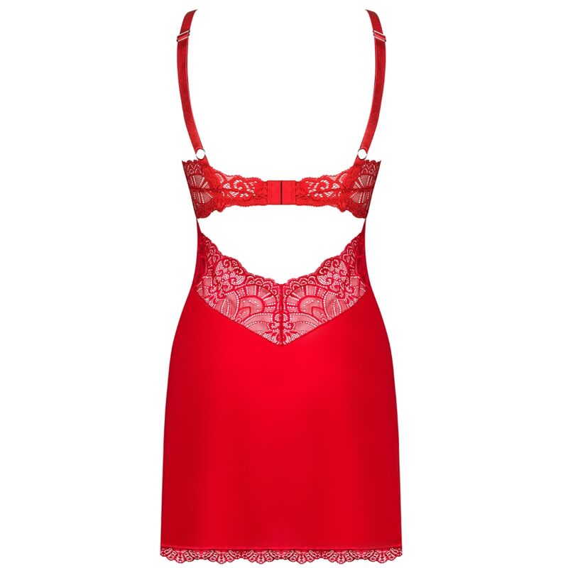 Obsessive - Loventy Chemise And Thong L/xl - UABDSM