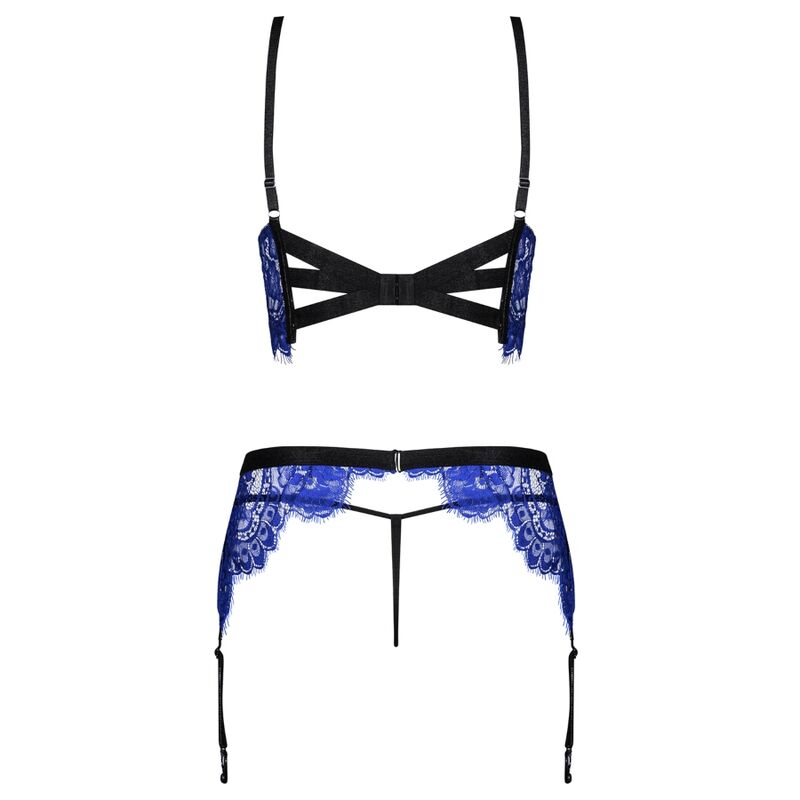 Obsessive - Cobaltess Three Pieces Set S/m - UABDSM