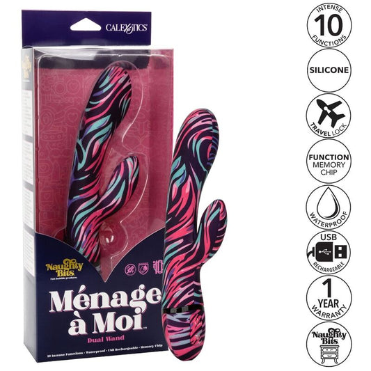 Calex Menage A Moi Dual Wand Vibrator - UABDSM
