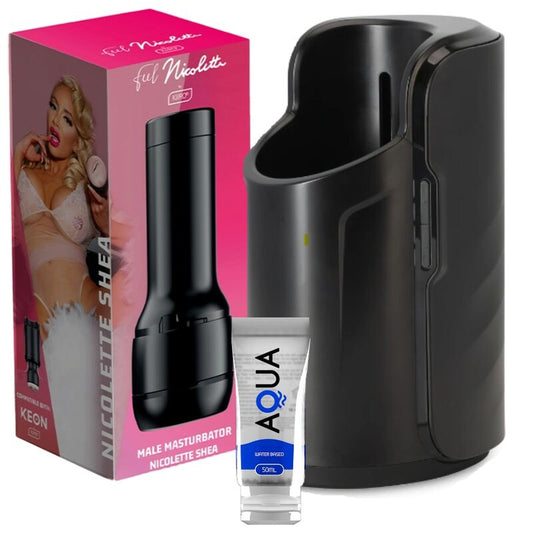 Kiiroo Keon + Feel Nicolette Shea Stroker + Aqua Quality Lube 50 Ml Kiiroo Keon + Feel Nicolette Shea Stroker + Aqua Quality Lube 50 Ml - UABDSM