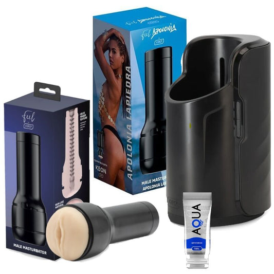 Kiiroo Keon + Feel Apolonia Lapiedra + Feel Stroker + Aqua Quality 50 Ml Kiiroo Keon + Feel Apolonia Lapiedra + Feel Stroker + Aqua Quality 50 Ml - UABDSM