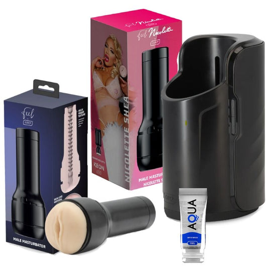 Kiiroo Pack Keon + Feel Nicolette Shea + Feel Stroker + Aqua Quality 50 Ml Kiiroo Pack Keon + Feel Nicolette Shea + Feel Stroker + Aqua Quality 50 Ml - UABDSM
