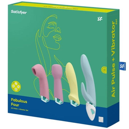 Satisfyer Fabulous Four - Vibrator & Air Pulse Set - UABDSM