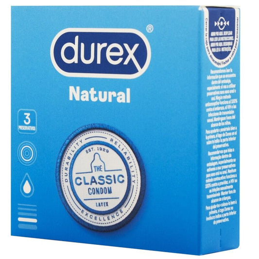 Durex Natural Classic 3 Units Durex Natural Classic 3 Units - UABDSM