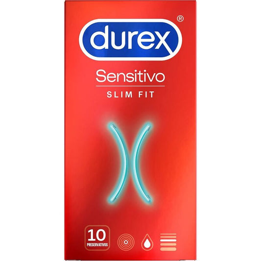 Durex Sensitivo Slim Fit 10 Units Durex Sensitivo Slim Fit 10 Units - UABDSM