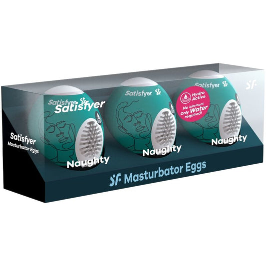 Satisfyer 3 Masturbator Eggs - Naughty - UABDSM