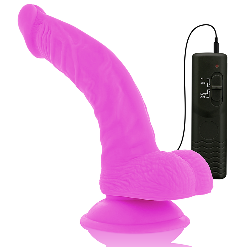 Diversia Flexible Vibrating Dildo 21.5 Cm - Purple - UABDSM