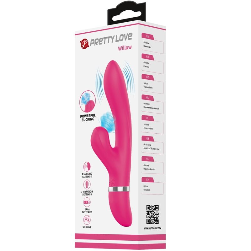 Pretty Love Willow Suction Rabbit Vibrator - UABDSM