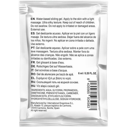 Black Hole Water Based Gel Extra Dilatation 6 Ml Single Dose - UABDSM