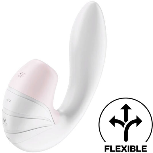 Satisfyer Sunray Stimulator & Vibration - White Satisfyer Sunray Stimulator & Vibration - White - UABDSM