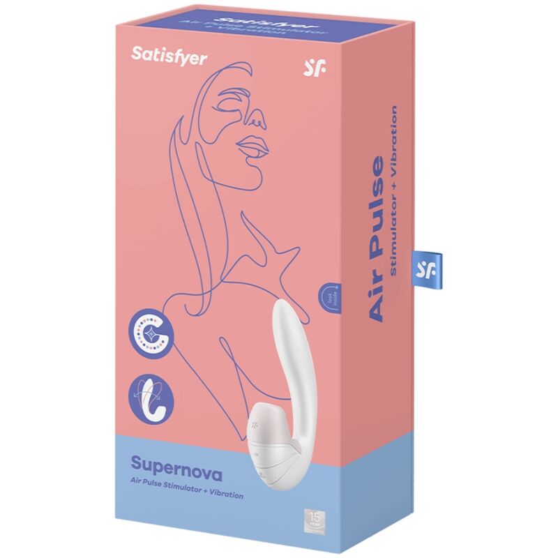 Satisfyer Sunray Stimulator & Vibration - White - UABDSM