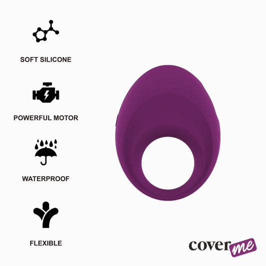 Coverme Dylan Cock Ring Rechageable 10 Speed Waterproof Coverme Dylan Cock Ring Rechageable 10 Speed Waterproof - UABDSM
