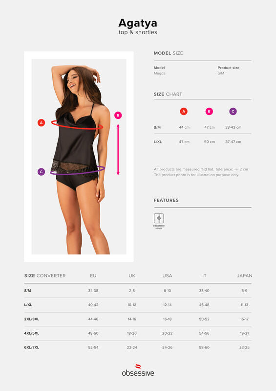 Obsessive - Agatya Two Pieces Set S/m - UABDSM