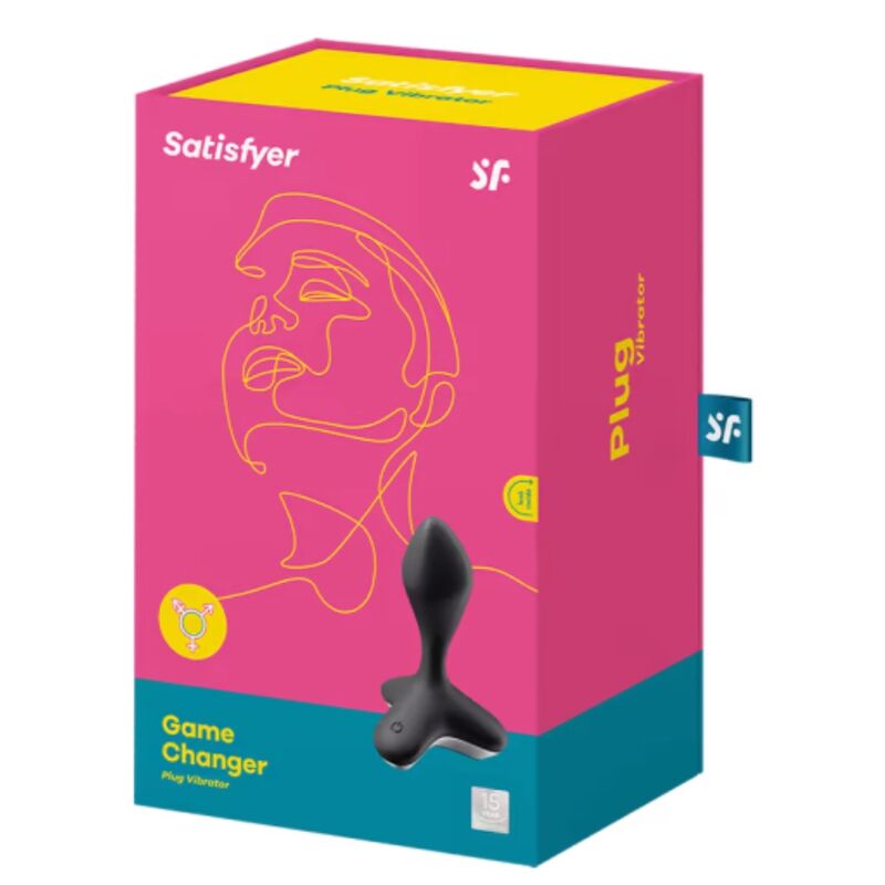 Satisfyer Game Changer Plug Vibrator - Black - UABDSM