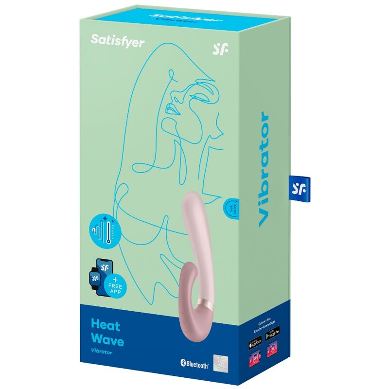 Satisfyer Heat Wave Vibrator - Pink - UABDSM