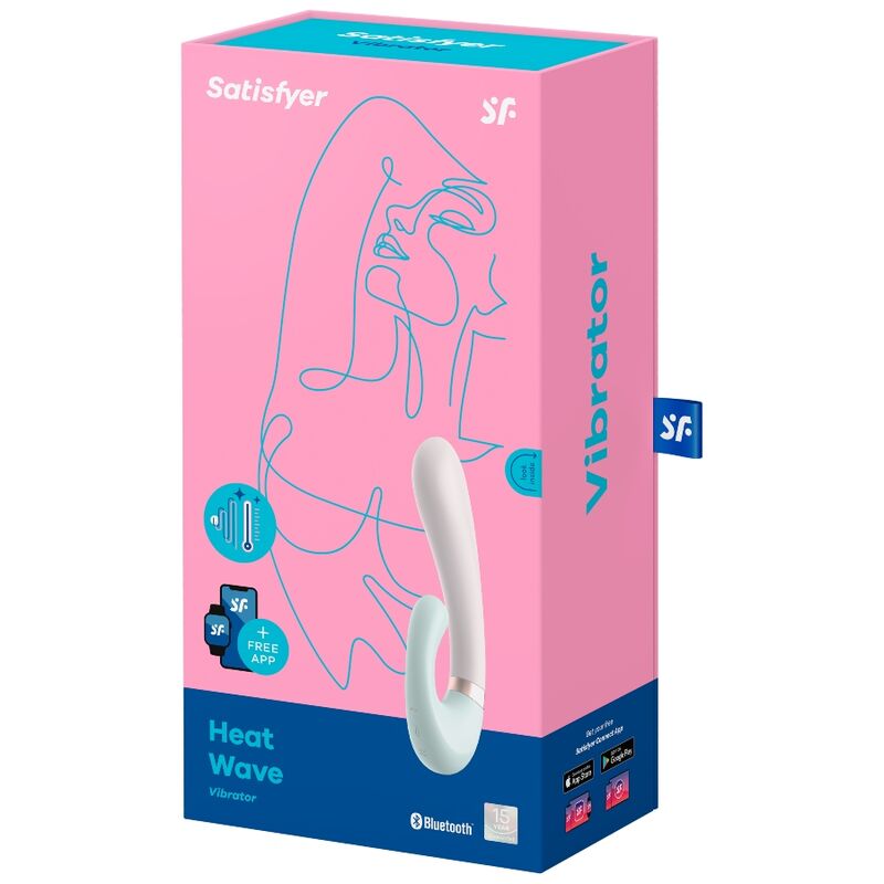 Satisfyer Heat Wave Vibrator - White - UABDSM