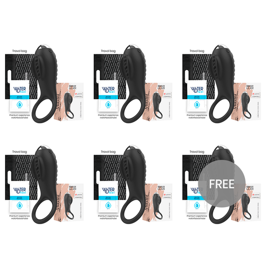 Brilly Glam Alan Cock Ring Luxe Black 5 + 1 Free Brilly Glam Alan Cock Ring Luxe Black 5 + 1 Free - UABDSM