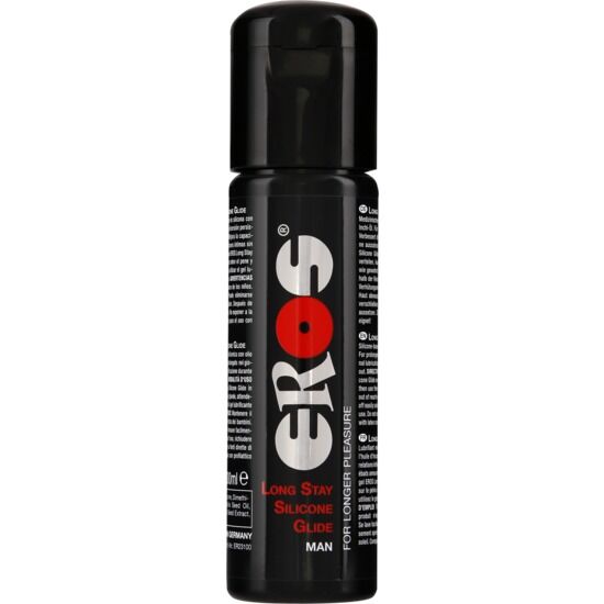 Eros Long Stay Silicone Glide Man 100 Ml - UABDSM