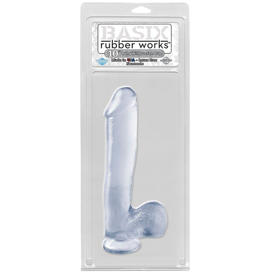 Basix Rubber Works 24 Cm Dong Clear Basix Rubber Works 24 Cm Dong Clear - UABDSM