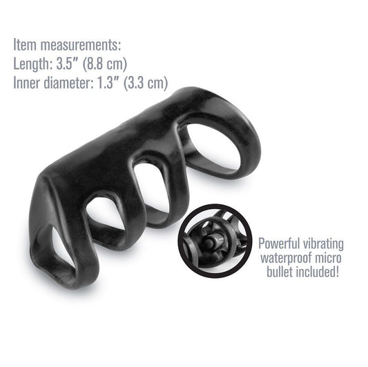 Vibrating Power Cage Black - UABDSM