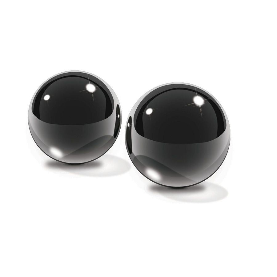Fetish Fantasy Limited Edition Small Black Glass Ben-wa Balls. - UABDSM