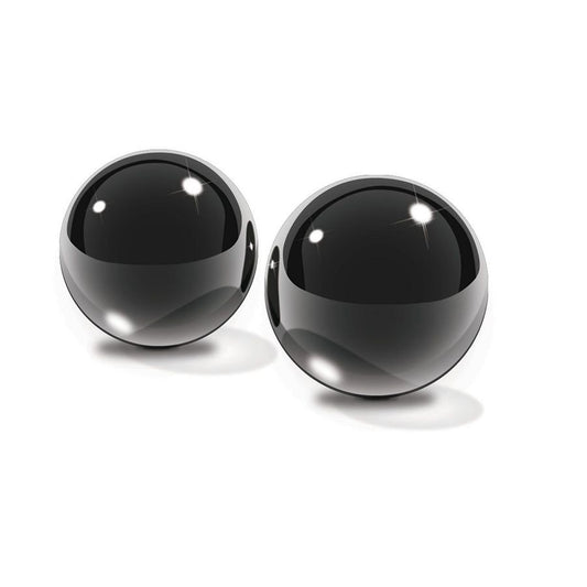 Fetish Fantasy Limited Edition Small Black Glass Ben-wa Balls. - UABDSM