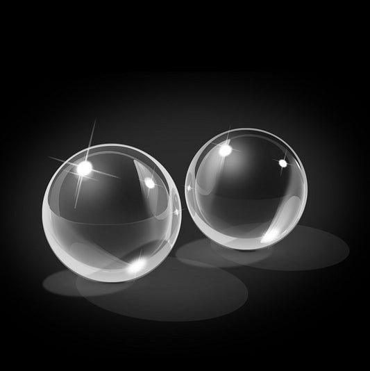 Icicles Number 42 Hand Blown Glass Ben-wa Balls Small - UABDSM