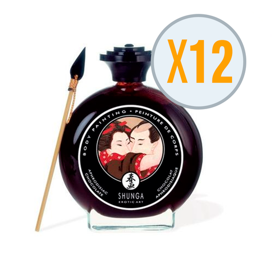 Shunga Body Painting Chocolate Pack 12 Uds Shunga Body Painting Chocolate Pack 12 Uds - UABDSM