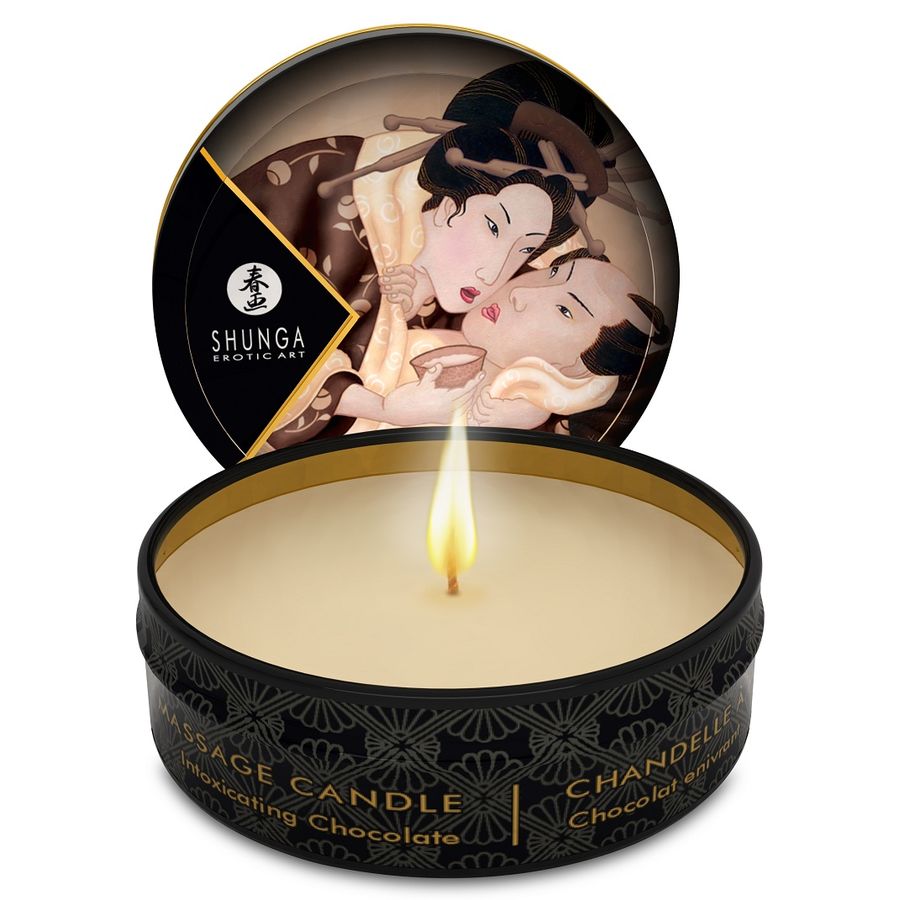 Mini Caress By Candlelight Massage Candle Heady Chocolate - UABDSM