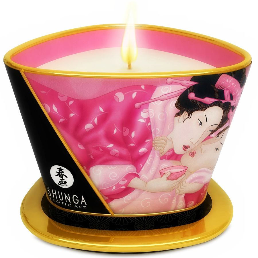 Mini Caress By Candlelight Massage Candle Rose Aphrodisia - UABDSM