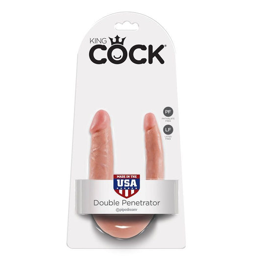King Cock U-shaped Small Double Trouble Flesh King Cock U-shaped Small Double Trouble Flesh - UABDSM