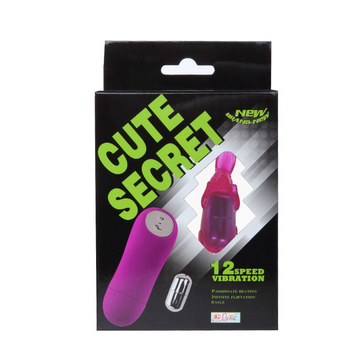 Baile Cute Secret Rabbit Vibrator Purple 12 Speed - UABDSM
