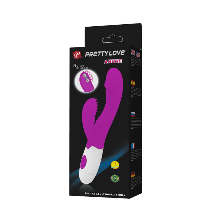 Pretty Love Flirtation - Andre Vibrator With Clit Stimulation - UABDSM