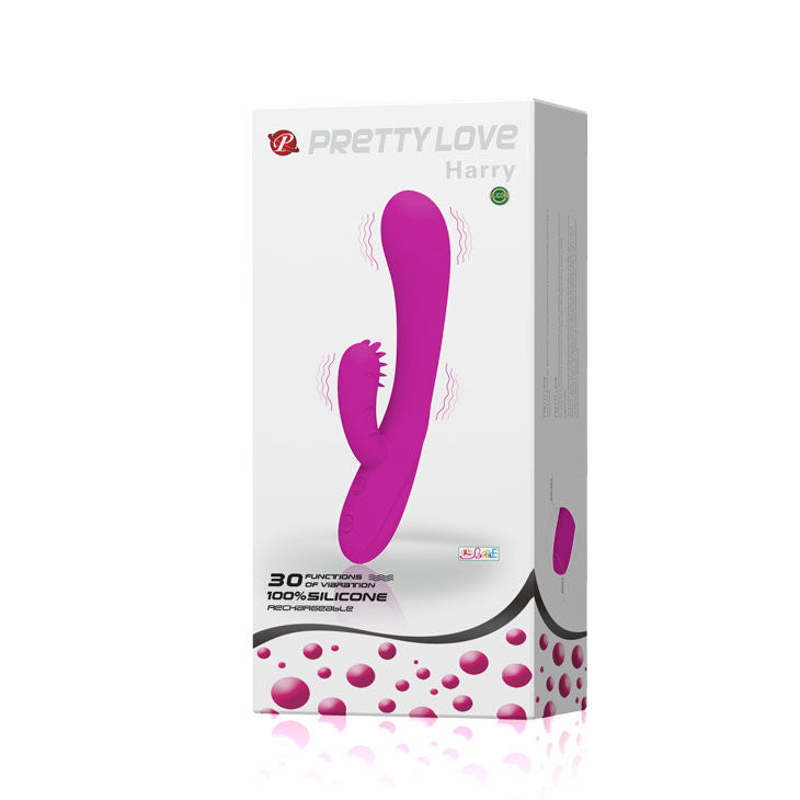 Pretty Love Smart - Rechargeable Vibrator With Clit Stimulation - Harry - UABDSM