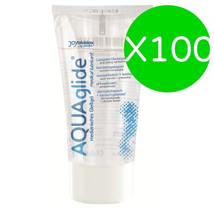 Aquaglide Lubricant 50 Ml X 100 Units - UABDSM