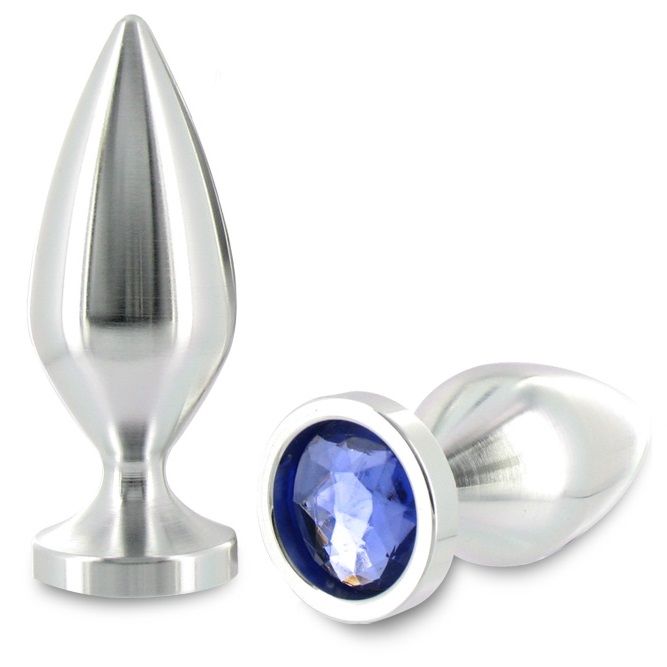 Metalhard Anal Plug Diamond Cristal Big 10.16cm - UABDSM