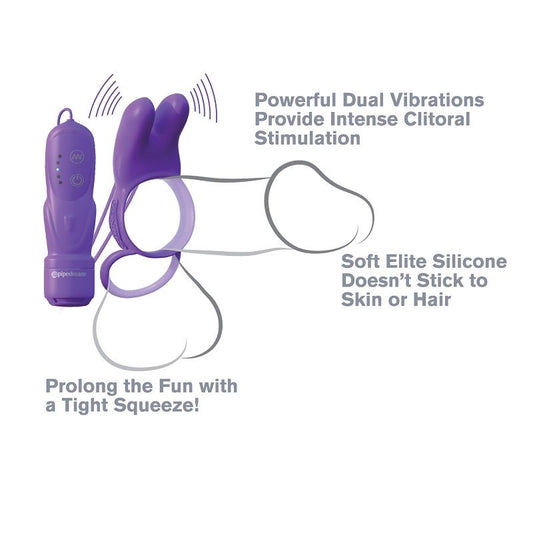 Fantasy C-ringz Twin Teazzer Rabbit Ring Fantasy C-ringz Twin Teazzer Rabbit Ring - UABDSM