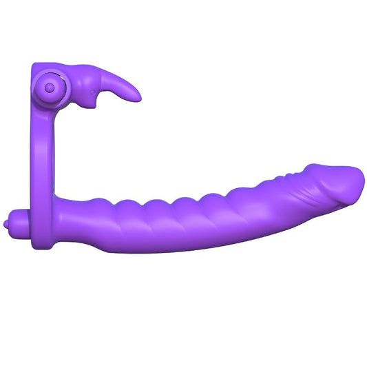 Fantasy C-ringz Silicone Double Vibrator Rabbit - UABDSM