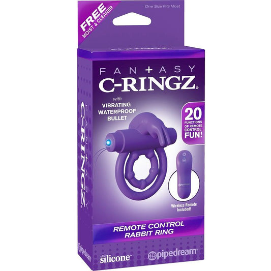 Fantasy C-ringz Remote Control Rabbit Ring Purple Fantasy C-ringz Remote Control Rabbit Ring Purple - UABDSM