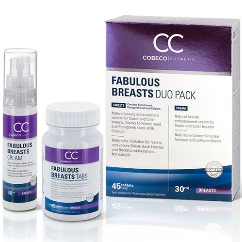 Cobeco Fabulous Breast Duo Pack 45cap+30ml Cobeco Fabulous Breast Duo Pack 45cap+30ml - UABDSM