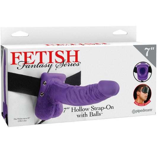 Fetish Fantasy Series 7 Hollow Strap-on With Balls 17.8cm Purple Fetish Fantasy Series 7 Hollow Strap-on With Balls 17.8cm Purple - UABDSM