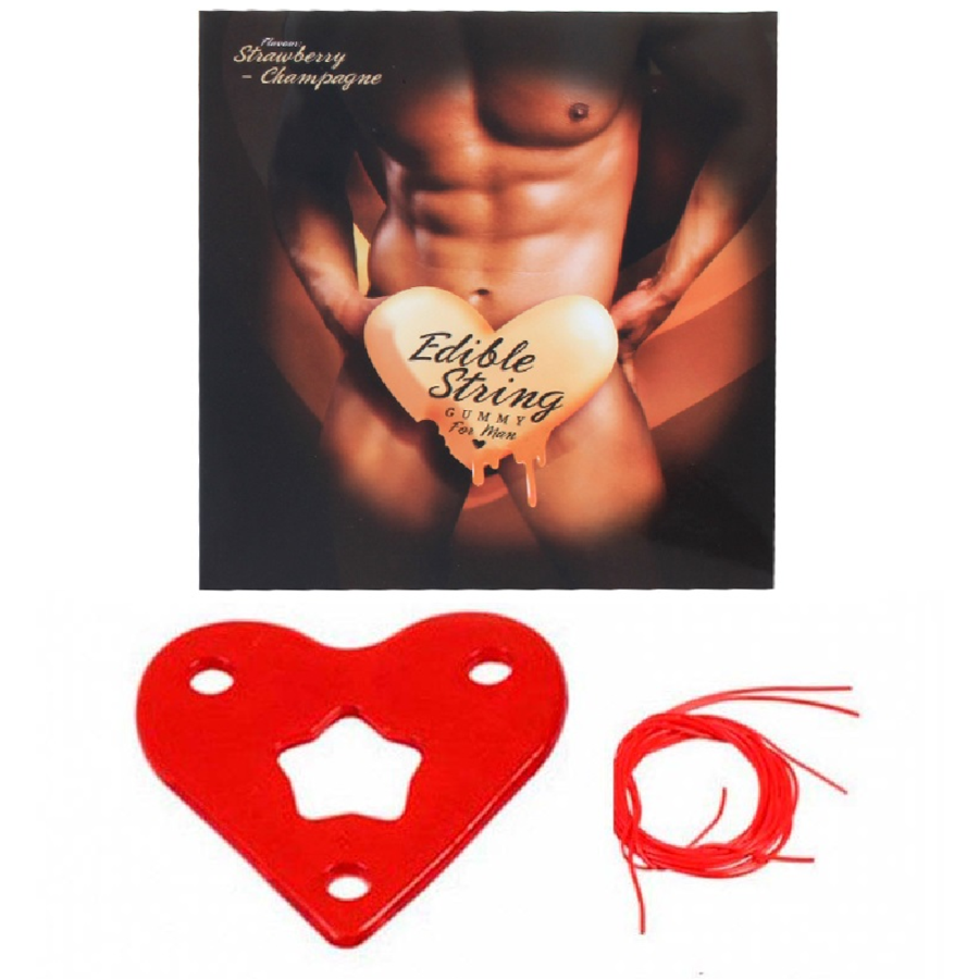 Secretplay Gummy Thong For Strawberries With Cava - UABDSM