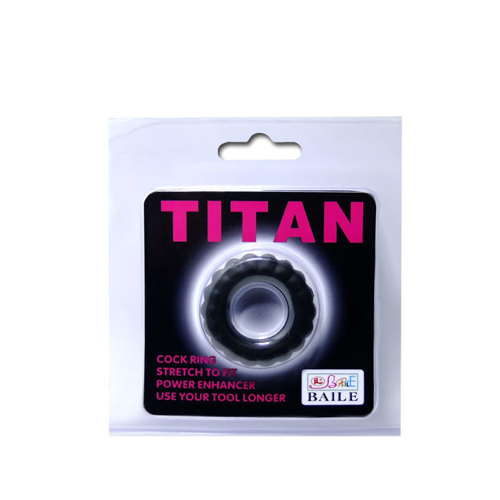 Baile Titan Cockring Black 2cm - UABDSM