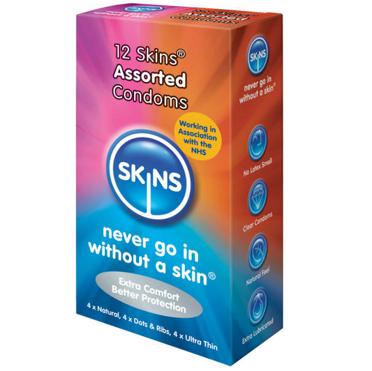 Skins Condoms Assorted 12 Pack Skins Condoms Assorted 12 Pack - UABDSM