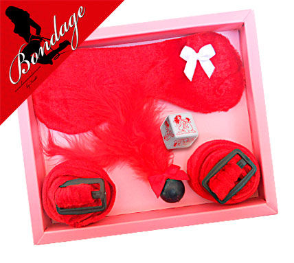 Inedit Red Bondage Antiface Kit - UABDSM