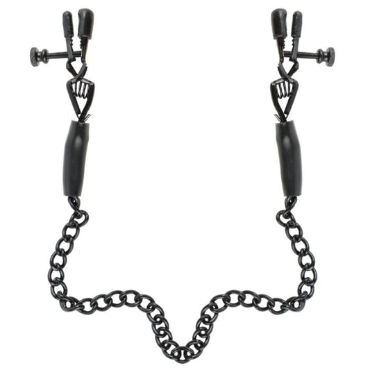 Fetish Fantasy Series Adjustable Nipple Chain Clamps Fetish Fantasy Series Adjustable Nipple Chain Clamps - UABDSM