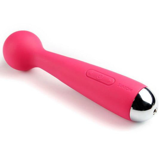 Svakom Emma Mini Wand Massager Plum Red - UABDSM